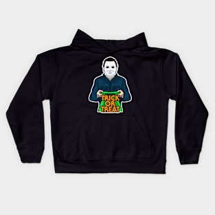 Michael Myers trick or treat Kids Hoodie